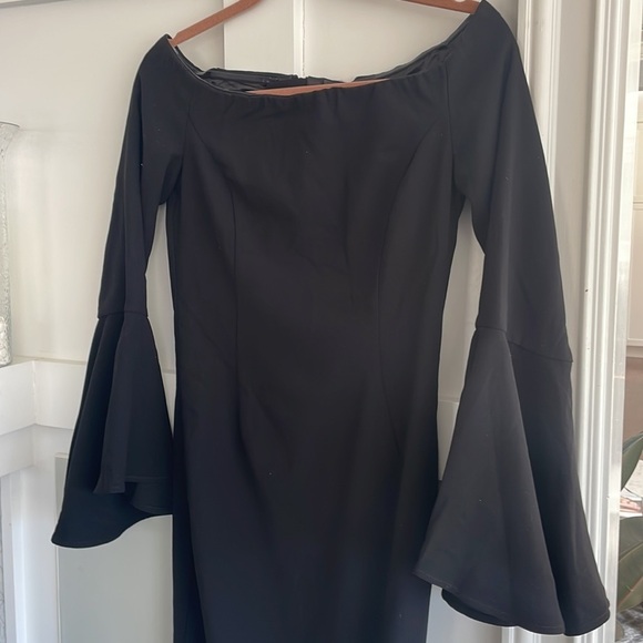 Bardot Black Off the Shoulder Dress - Picture 4 of 12